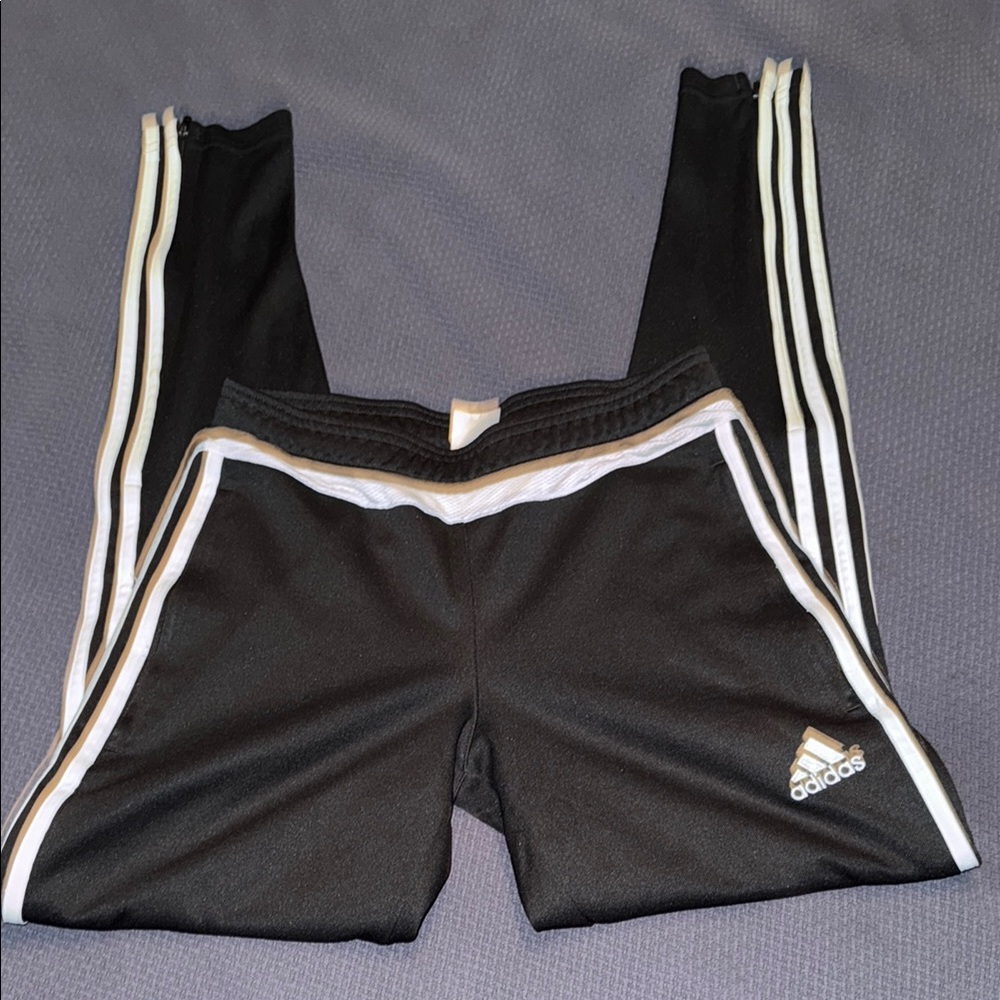 EUC Adidas women’s Black Track Pants